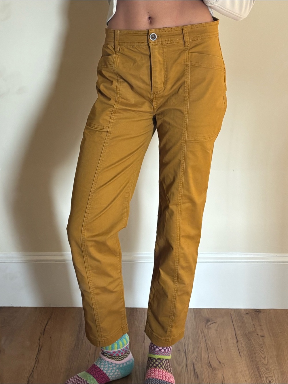 Women’s Mustard Utility Pants